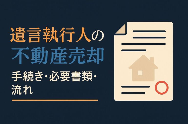 06遺言執行人 不動産売却